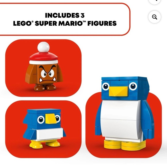 LEGO Super Mario Penguin Family Snow Adventure Expansion Set - Picture 4 of 10